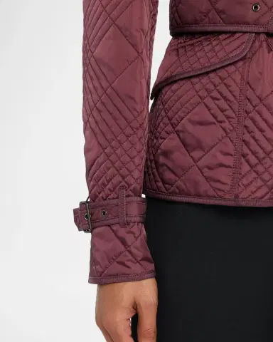 Burberry Abbeydale Micro Check Quilted Nylon Jacket | Thumbnail 5