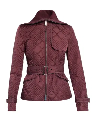 Burberry Abbeydale Micro Check Quilted Nylon Jacket | Thumbnail 1