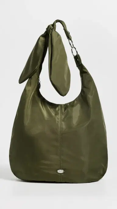 Damson Madder Gene Oversized Nylon Bag Olive One Size | Thumbnail 2