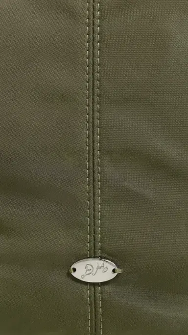 Damson Madder Gene Oversized Nylon Bag Olive One Size | Thumbnail 5