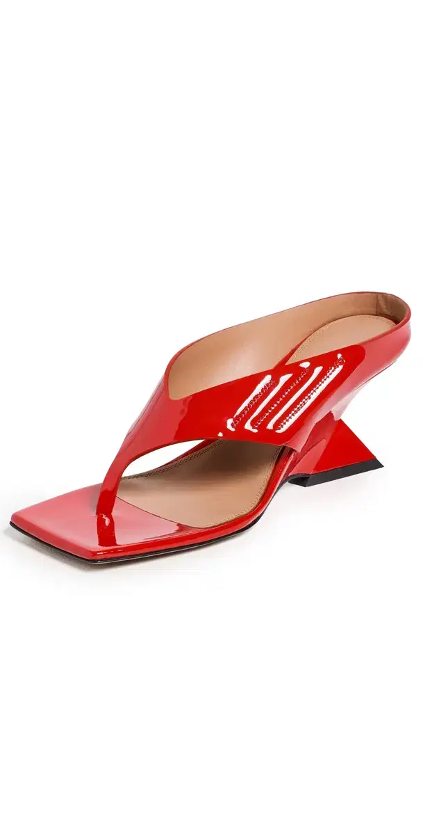 The Attico Cheope Sandals Red