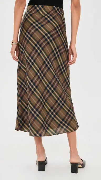 Joe's Jeans The Ines Midi Skirt Camel Plaid | Thumbnail 3 Joe's Jeans The Ines Midi Skirt Camel Plaid | Thumbnail 3