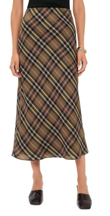 Joe's Jeans The Ines Midi Skirt Camel Plaid | Thumbnail 1 Joe's Jeans The Ines Midi Skirt Camel Plaid | Thumbnail 1