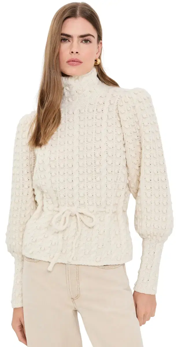 Valiant Wool Bauble Sweater Cream