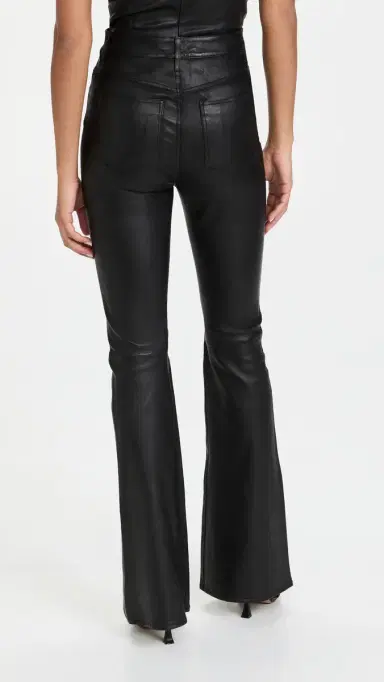 Sprwmn 5 Pocket Micro Flare eather Pants Black | Thumbnail 3 Sprwmn 5 Pocket Micro Flare eather Pants Black | Thumbnail 3