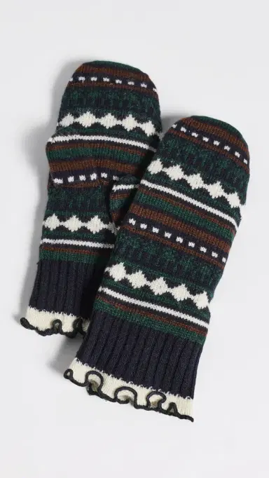 Sea Patton Knit Mittens | Thumbnail 2