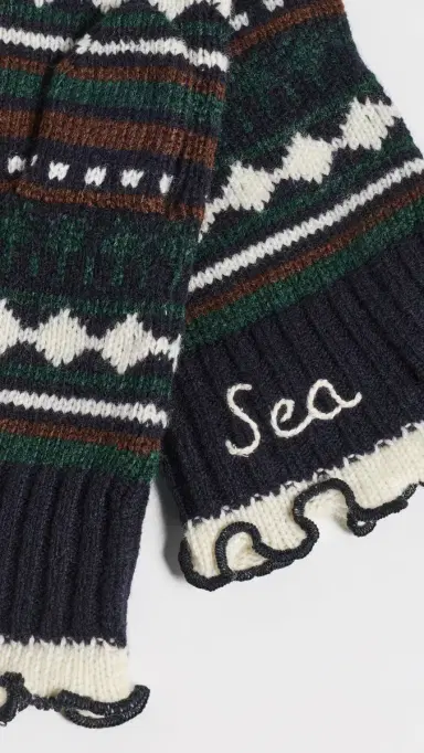 Sea Patton Knit Mittens | Thumbnail 4