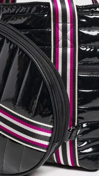 Think Royln Tennis Bag Black Patent | Thumbnail 4