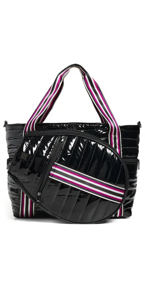 Think Royln Tennis Bag Black Patent