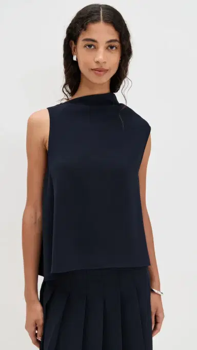 Vince A-Line Asymmetrical Draped Top | Thumbnail 2
