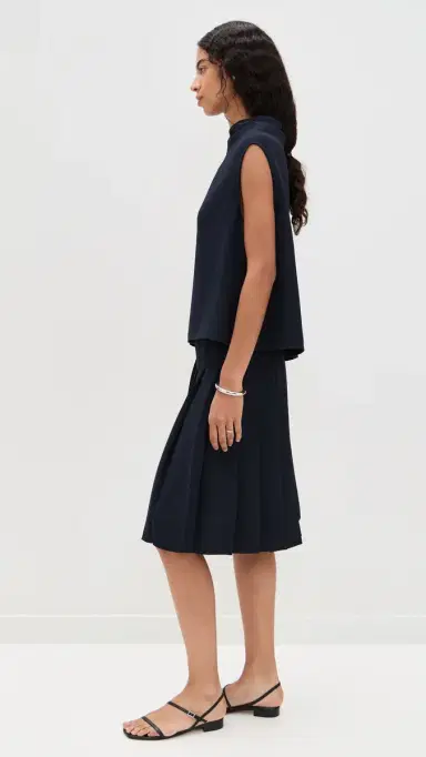 Vince A-Line Asymmetrical Draped Top | Thumbnail 4