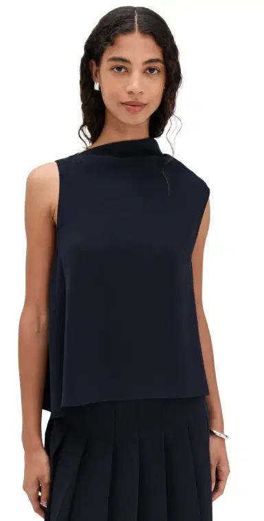 Vince A-Line Asymmetrical Draped Top | Thumbnail 1