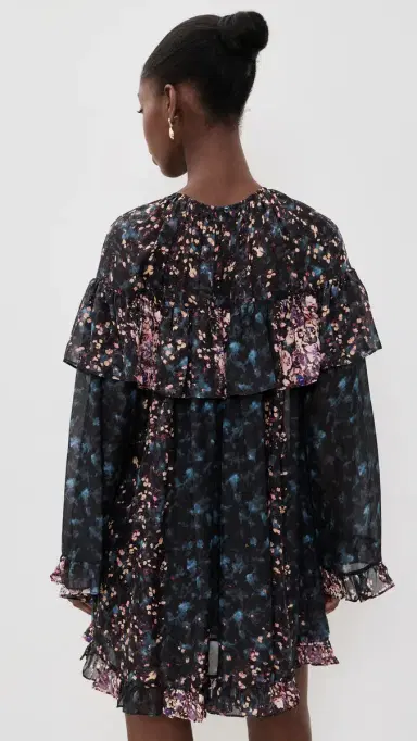 Ulla Johnson Lune Silk Mini Dress | Thumbnail 3