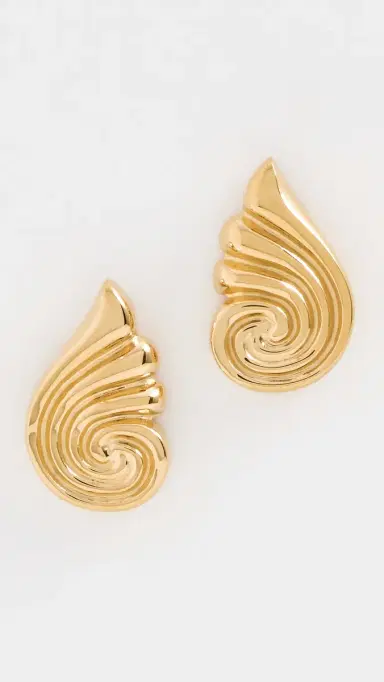 Heaven Mayhem Capri Earrings Gold One Size | Thumbnail 2