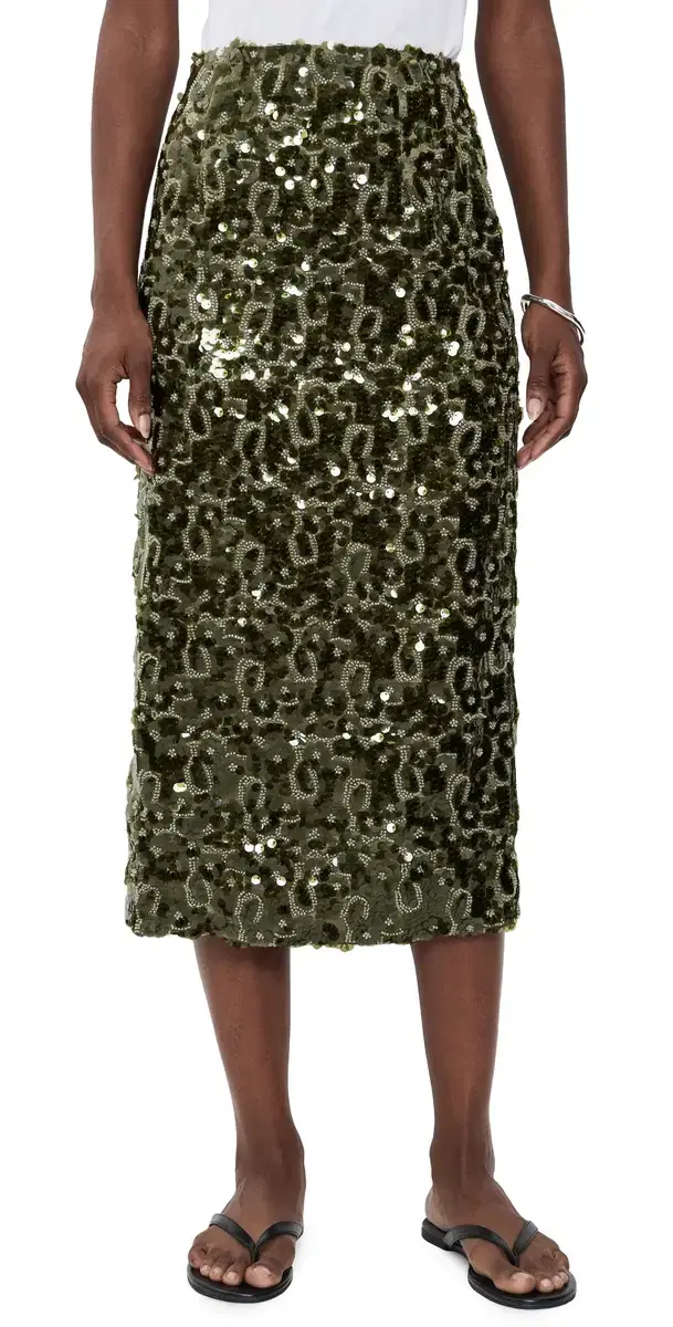 HERSKIND Anda Skirt Calla Green 42