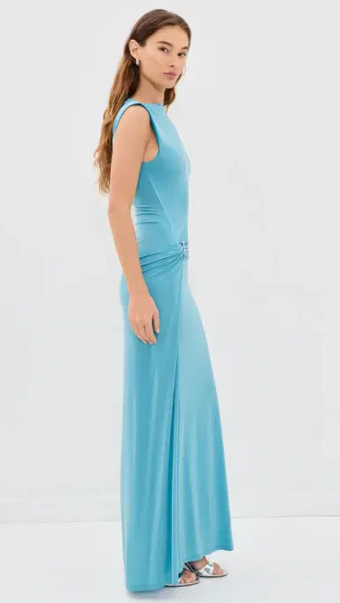 ROAME. Gloria Gown Aquamarine M | Thumbnail 4 ROAME. Gloria Gown Aquamarine M | Thumbnail 4