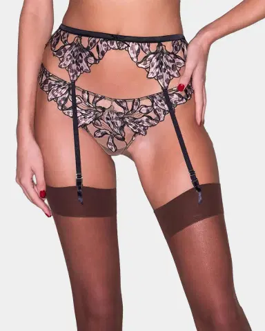 Fleur du Mal Lily Embroidered Hipster Thong | Thumbnail 4