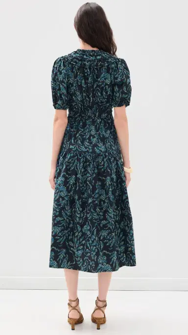 Ulla Johnson Othella Short Sleeve Cotton Dress | Thumbnail 3