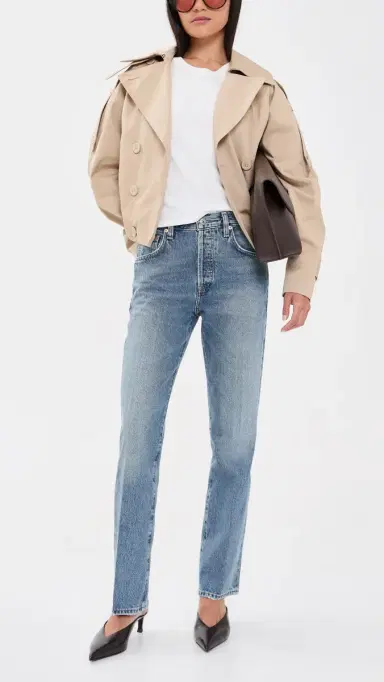 Citizens of Humanity 90s French Straight Jeans Dirty Martini | Thumbnail 5 Citizens of Humanity 90s French Straight Jeans Dirty Martini | Thumbnail 5