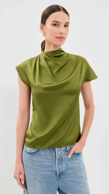 Staud Davina Silk Top | Thumbnail 2