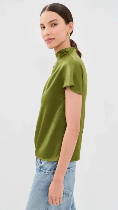Staud Davina Silk Top | Thumbnail 4
