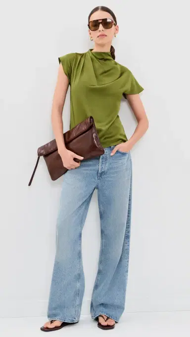 Staud Davina Silk Top | Thumbnail 5