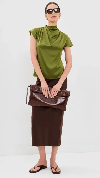 Staud Davina Silk Top | Thumbnail 6