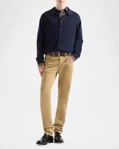 7 For All Mankind Men's Slimmy Slim Fit Five-Pocket Pants | Thumbnail 2