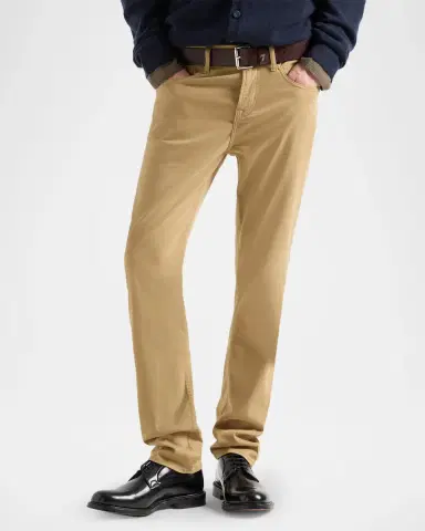 7 For All Mankind Men's Slimmy Slim Fit Five-Pocket Pants | Thumbnail 4