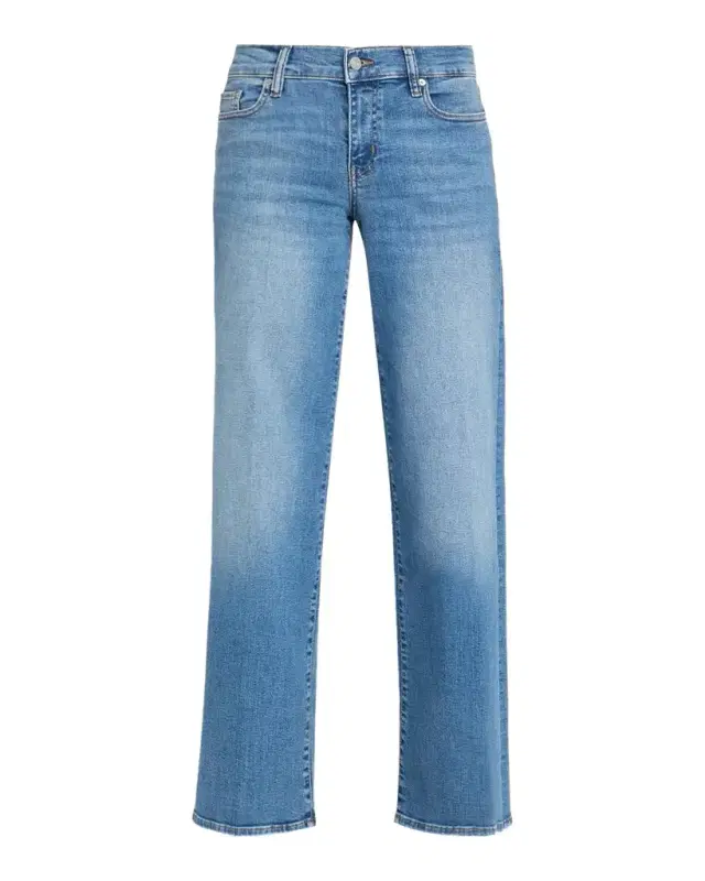 FRAME Le Slim Low-Rise Wide-Leg Jeans