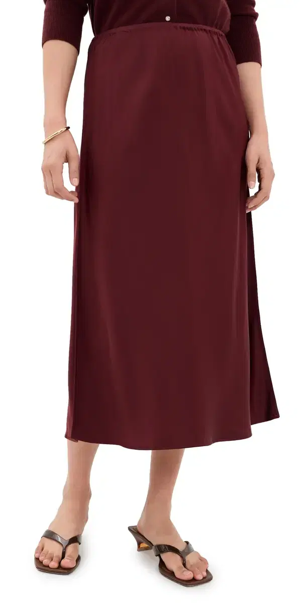 Vince Pull On lip Skirt Black Rose