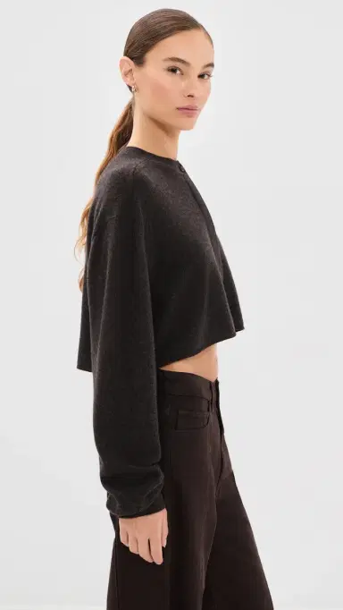 Le Kasha Bulgan Cashmere Sweater Chocolate One Size | Thumbnail 4
