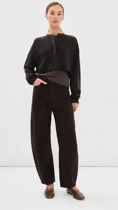 Le Kasha Bulgan Cashmere Sweater Chocolate One Size | Thumbnail 5