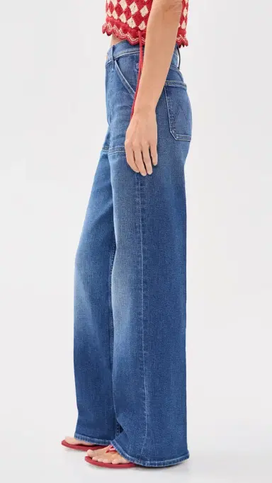 Mother Petite Lil Patch Maven Sneak Jeans | Thumbnail 4 Mother Petite Lil Patch Maven Sneak Jeans | Thumbnail 4