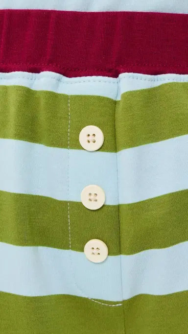 Cozyland by Morgan Lane Tate PJ Shorts Olive/Ice | Thumbnail 6