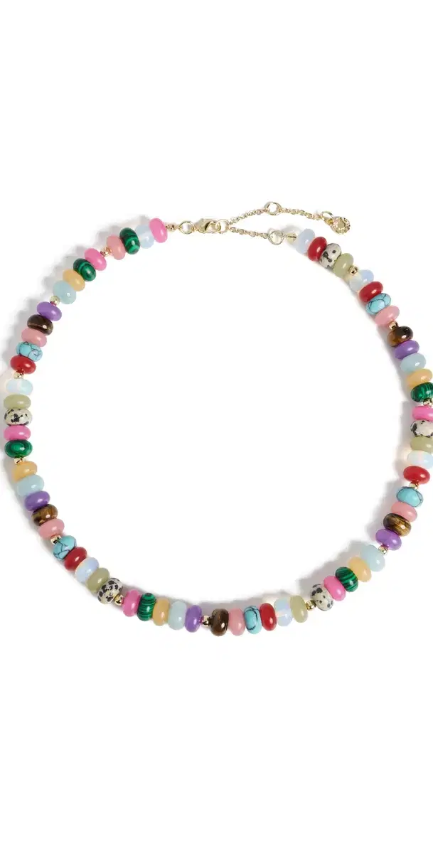 BaubleBar Aaliyah Semi-Precious Beaded Necklace Multi One Size