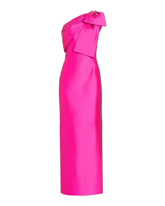 SACHIN BABI Bonnie One-Shoulder Satin Gown