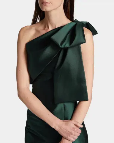 SACHIN BABI Bonnie One-Shoulder Satin Column Gown | Thumbnail 5