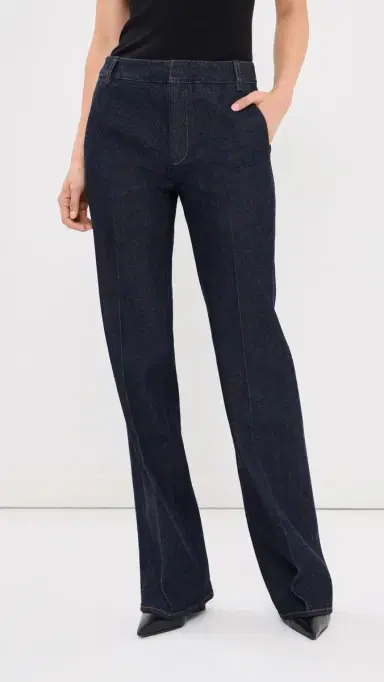 Tibi Indigo Denim Pat Jeans Dark Denim | Thumbnail 2