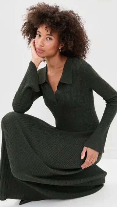 o.p.t o. p.t Nicole Knit Dress Green | Thumbnail 5