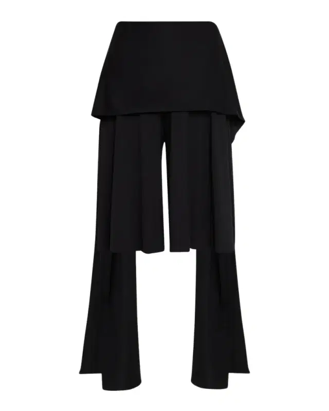 Toteme Tie Waist Jersey Culotte Pants