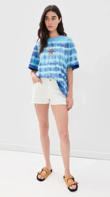 Ciao Ciao Vacation Curacao Tie-Dye Tee Tide | Thumbnail 5