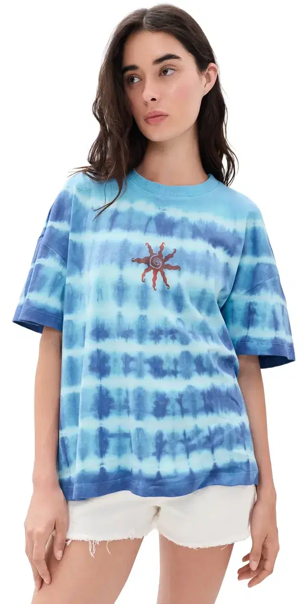 Ciao Ciao Vacation Curacao Tie-Dye Tee Tide
