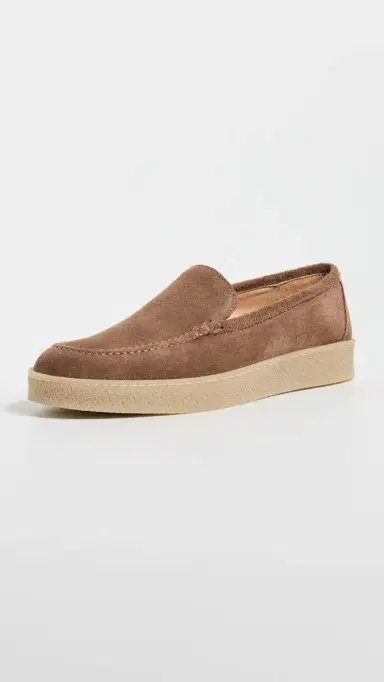 MANEBI Traveler Loafers Suede Caramel | Thumbnail 2