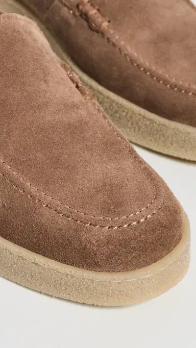 MANEBI Traveler Loafers Suede Caramel | Thumbnail 5