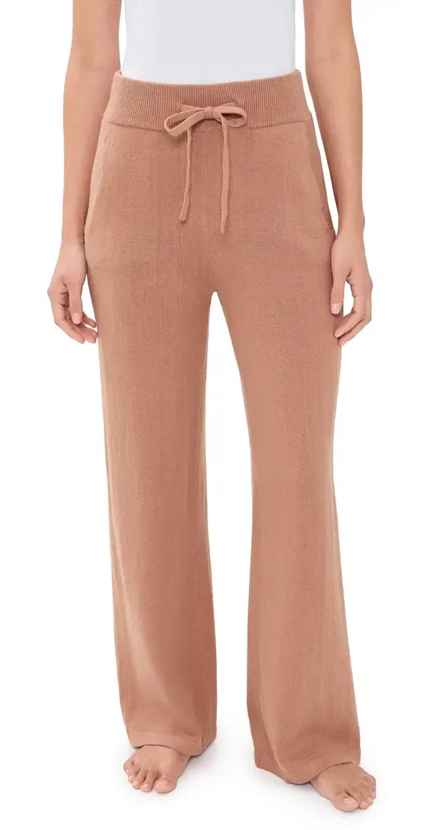 Eberjey Recy Sweater Pants Hazelnut