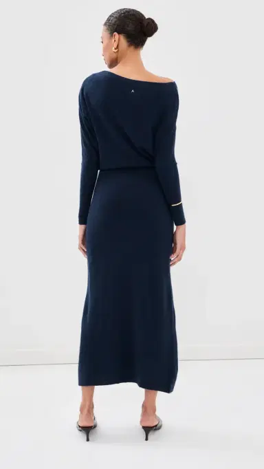 Altuzarra Kasos Cashmere Dress Navy | Thumbnail 3 Altuzarra Kasos Cashmere Dress Navy | Thumbnail 3