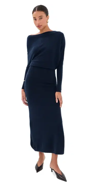 Altuzarra Kasos Cashmere Dress Navy | Thumbnail 1 Altuzarra Kasos Cashmere Dress Navy | Thumbnail 1