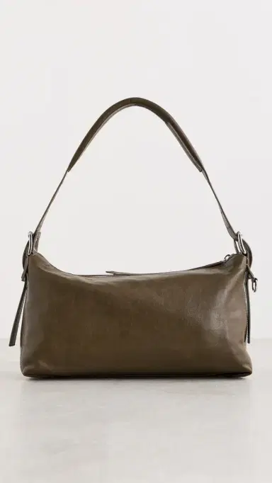 Lemaire Belted Baguette Shoulder Bag Dark Bronze One Size | Thumbnail 2