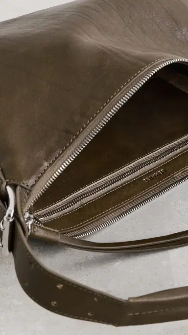 Lemaire Belted Baguette Shoulder Bag Dark Bronze One Size | Thumbnail 6